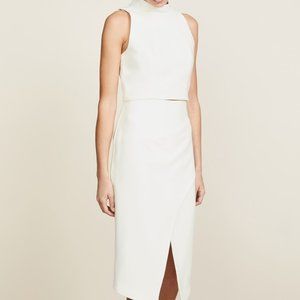 NWT - Black Halo - Juma Two Piece Dress, Color: Porcelain / White, SIZE 6